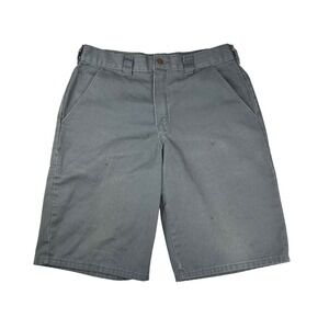Dickies Mens Loose Fit Work Shorts Charcoal Gray WR200RCH Size 34 Utility Twill